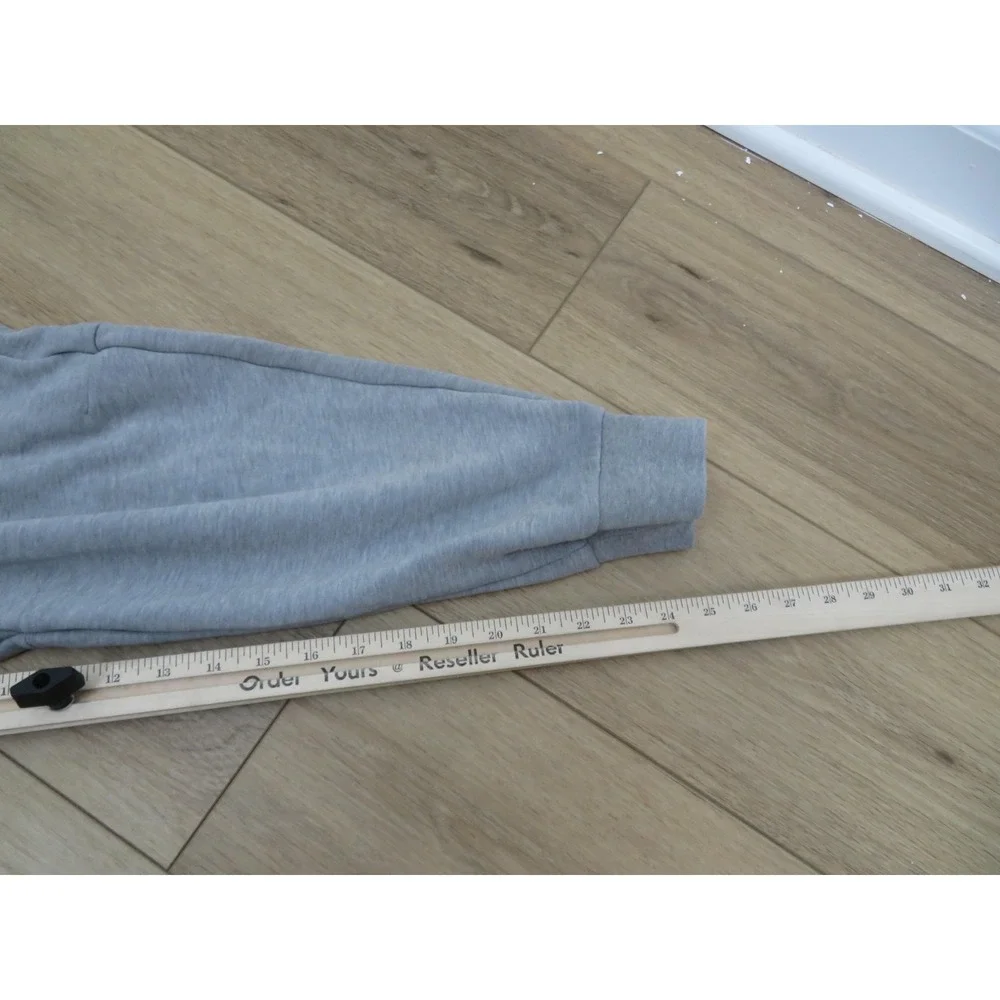 Nike Fleece Jogger Sweatpants Mens Medium Gray Zip Pocket CU4495-063 Athletic